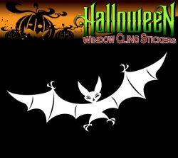 x1 Halloween NEW Bat - Window Decor Silhouette