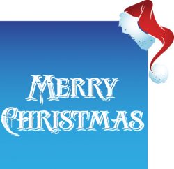 x1 Merry Christmas Script 1050mm x 135mm Window Decorations