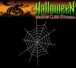 x3 Creepy Spider Webs Peel off Display - 300mm