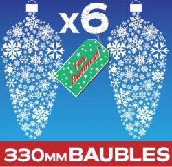 Large Bauble Shop Front Window Decorations 300mm