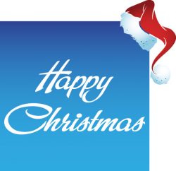 Happy Christmas Window Decoration 830mm x 160mm x1